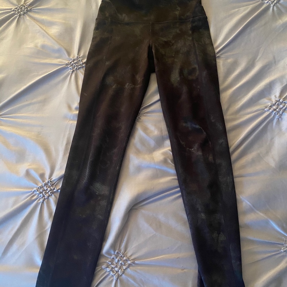 Free People High Waist Tie Dye Leggings